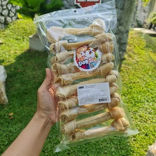 Dogfin กระดูกผูกสีธรรมชาติ 500g. และ 1 กิโลกรัม เกรด B