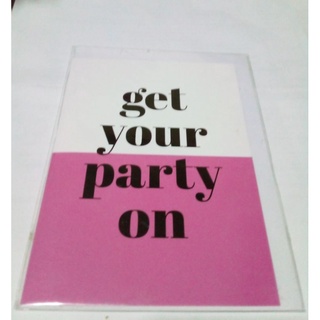 การ์ด get your party on แบรนด์ STUDIO STATIONERY