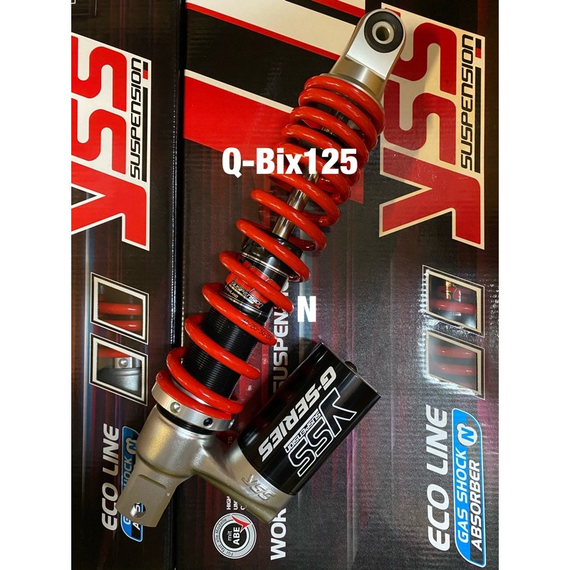 YSS สำหรับ Q-BIX125(รถปี2017+ขึ้นไป) ขนาด310มม..กระบอกด้านล่าง