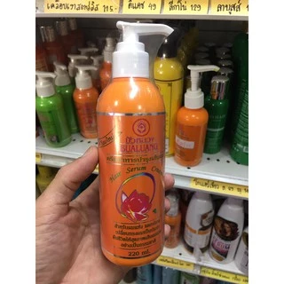 บัวหลวงอาหารผม ครีมบำรุงเส้นผม Bualuang Hair Serum Cream 120/220/มะกอกใหญ่300มล.