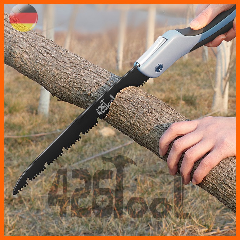 426TOOL เลื่อยกิ่งไม้ พับได้ เลื่อยพับ ตัดกิ่งไม้ แบบมีเซฟตี้ เลื่อยพับ ต้นไม้ SK5 นำเข้ามือเลื่อยไม้เล