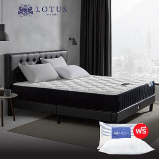 LOTUS ที่นอนสปริงเสริมโฟม (สเปคแน่นสบาย) รุ่น The Spa 2000 หนา 10.5 นิ้ว แถมฟรี หมอนหนุนกันไรฝุ่น ส่งฟรี