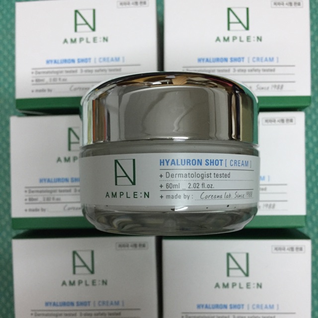 ผลการค้นหารูปภาพสำหรับ Coreana Ample :N Hyaluron Shot Cream 60 ml.