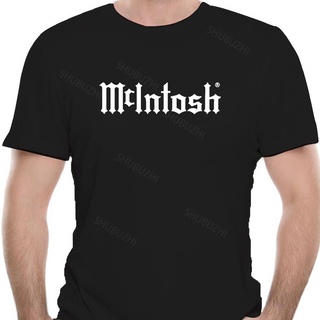 Gildan เสื้อยืดลําลอง ผ้าฝ้าย 100% แขนสั้น คอกลม พิมพ์ลายโลโก้ McIntosh Home Audio สําหรับผู้ชาย 0712R