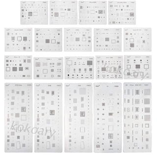 Kok แผ่นแม่แบบสแตนเลส Ic Chip Bga Reballing สําหรับ Iphone Xs Max 1 ชิ้น