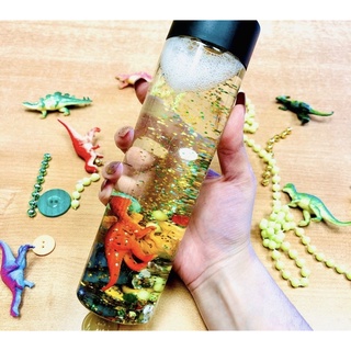 Sensory play ขวดพลาสติกสำหรับกิจกรรม sensory bottle