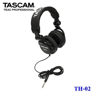 Tascam TH-02 Studio Headphone Closed-Back Stereo Headphones หูฟังมอนิเตอร์ ทำงานเพลง