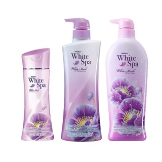 โลชั่นน้ำหอม มิสทีน ไวท์สปา ไวท์มัสค์ Mistine White Spa White Musk UV Whitening Series