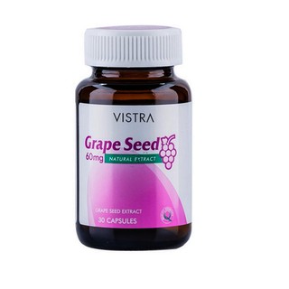 Vistra Grape Seed 30 เม็ด