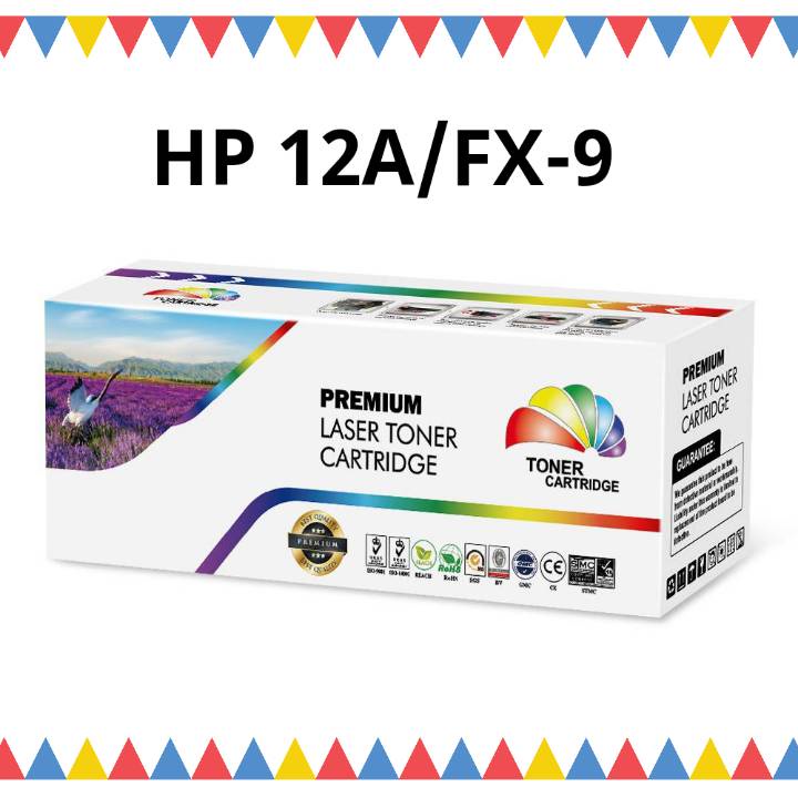 หมึกเลเซอร์ โทนเนอร์ ตลับเทียบเท่า Q2612A / Cartridge-303/Canon FX-9/1010-1022/3015-3050/LBP-2900//3000/FAX-L100