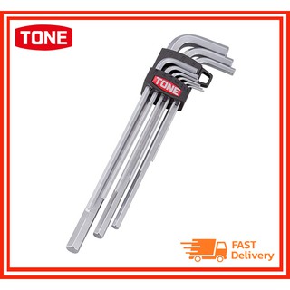 Tone Hex Key Wrench L-Type ประแจแอล ชุดประแจแอลหกเหลี่ยม 9 ชิ้น AL900 (รุ่นแข็งพิเศษ)