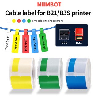 Niimbot สติกเกอร์ฉลากสายเคเบิล B21 B3S