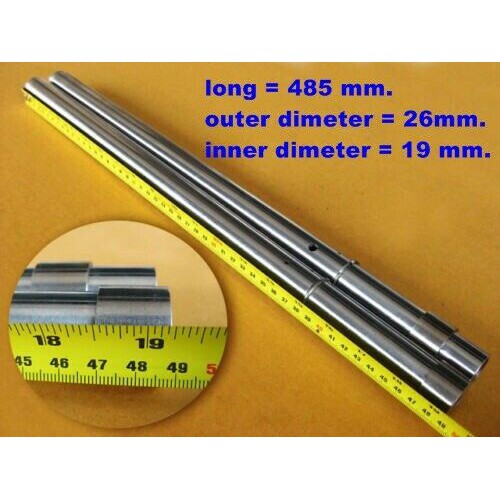 YAMAHA CHAPPY LB50 LB80 -- FRONT FORK TUBE SET  PAIR SET JAPAN "STEEL" // แกนโช๊คหน้า