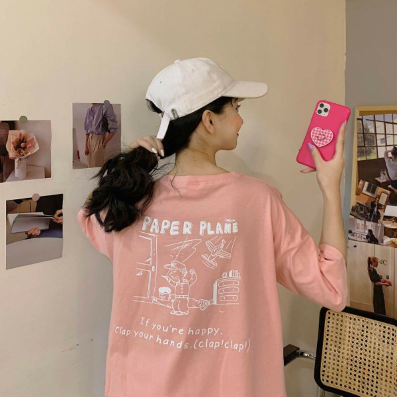 เสื้อยืด ️มีไซส์ ️ แขนสั้น Unisex LEISURE TIME