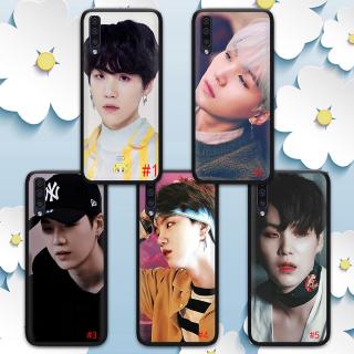 เคสโทรศัพท์มือถือเคสโทรศัพท์มือถือพิมพ์ลาย Bts Suga สําหรับ Samsung A 60 A 70 M 10 M 20 M 30 A 8 A 9 2018