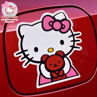 สติ๊กเกอร์ติดรถเกรดA กันน้ำ ไม่กันสีรถ สติ๊กเกอร์คิตตี้ HELLOKITTY