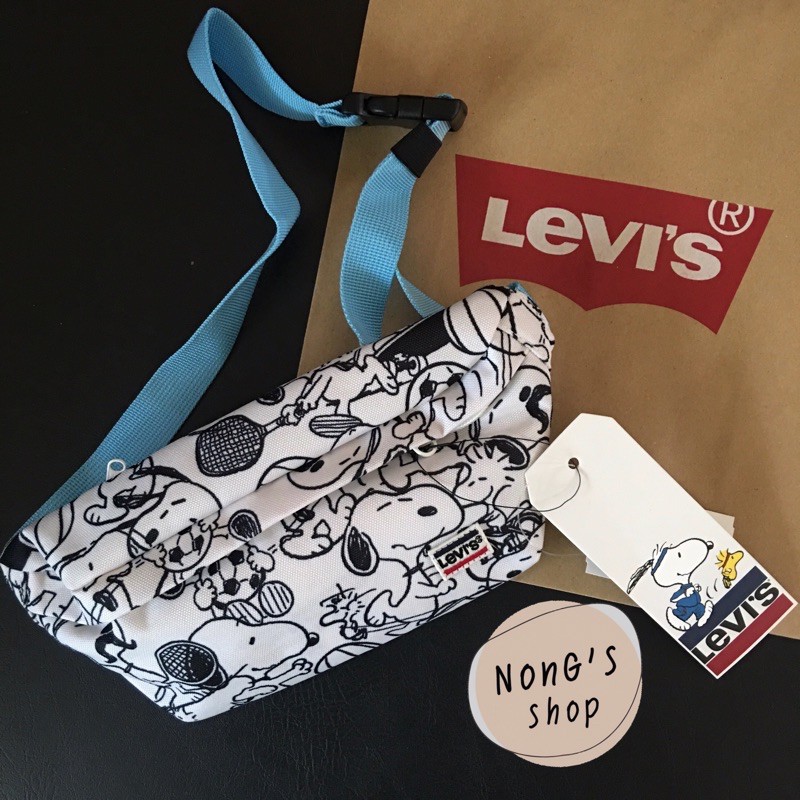 กระเป๋าคาดอก LEVI’S® X PEANUTS® คอลเลคชั่นใหม่ ของแท้ 100% จัดส่งพร้อมถุงช็อป LEVI’S®