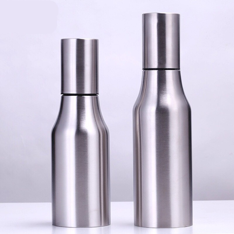 ขวดน้ำมันสแตนเลส ขวดสแตนเลสใส่น้ำมัน ขวดซอส 500 / 750ml