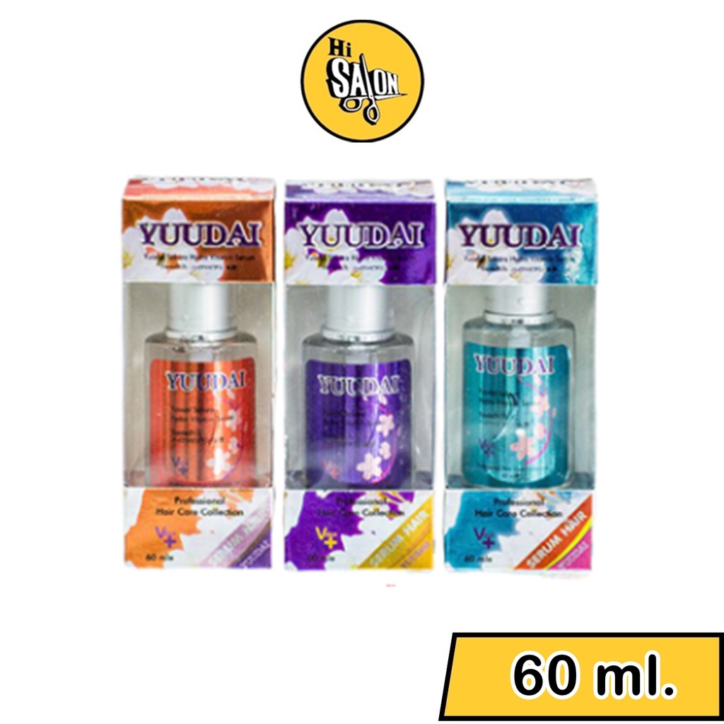 YUUDAI – Sakura Hydro Vitamin Serum 60 ml. ยูไดอิ มี 3 สูตร เซรั่มบำรุงเส้นผม มีส่วนผสมของวิตามิน อี โจโจ้บาร์ออยล์