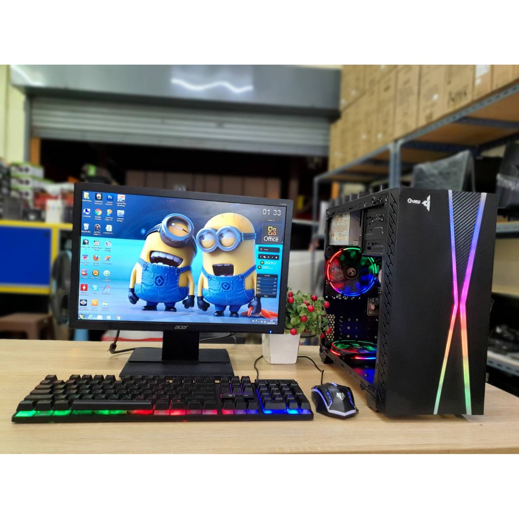 คอม Core i5 3.20Ghz ram 8 gb Garena PB SF HON PUBG Mobile Ro Mobile ROV  NOX Bulestack  GTA 5 ทำงาน 