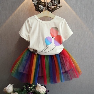 ชุดเสื้อยืด TUTU PELANGI IMPORT P59 สําหรับเด็ก และผู้หญิง ไซซ์ 11