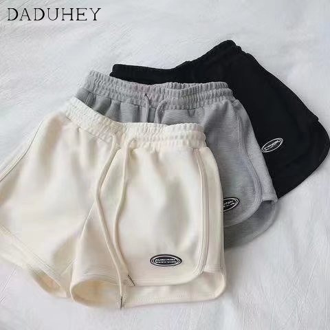 DaDuHey Women's Summer Exercise Shorts Loose Slimming and All-Matching Casual Yoga Wide-Leg Hot Pajama Pants