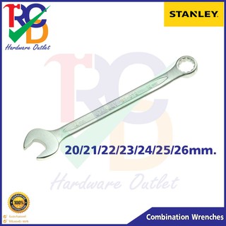 Stanley ประแจแหวนข้างปากตาย 20/21/22/23/24/25/26mm. (Combination Wrenches)