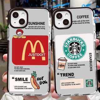 แฟชั่น แมคโดนัลด์ สตาร์บัคส์ Chaopai McDonalds Starbucks เคส Samsung Galaxy NOTE 10 20 s20 s21 fe s22 s23 plus ultra A13 A23 A33 A53 A52 A52S A04 A14 A34 A54 4G 5G case