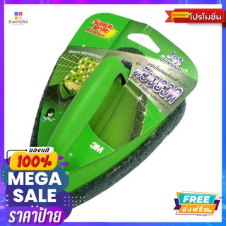 3M ใยขัดด้ามจับหัวเจ็ท สีเขียว3M SCRUBBER JET GREEN