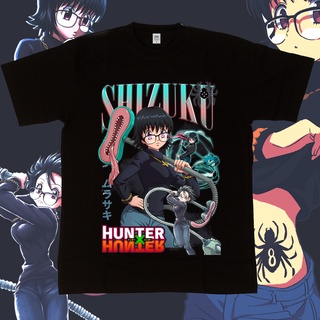 เสื้อยืดโอเวอร์ไซส์เสื้อยืด พิมพ์ลาย Shizuku MURASAKI HUNTER X HUNTER HOMAGE TEES  S-5XL