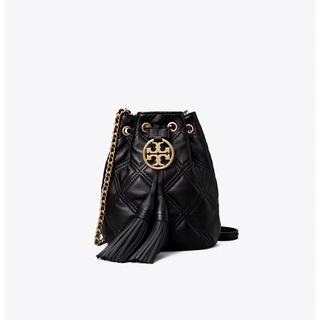 Tory burch คอสบอดี้ ขนมจีบ เฟมมิ่ง ดำ 7.2”