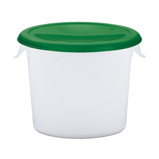 Food Storage 6 QT แบบใสขุ่นฝาสีขียว ถังพลาสติก Food Storage 6 QT Clear, Green Lid