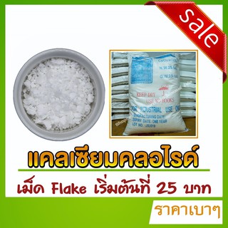 ราคาCalcium Chloride เม็ด Flake ( แคลเซียม คลอไรด์ )