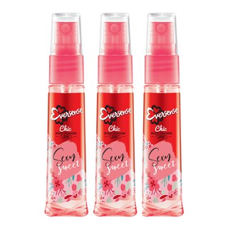 EVERSENSE เอเวอร์เซ้นส์ โคโลญ ชิค มอยซ์ กลิ่น เซ็กซี่ สวีท 20 มล. สีแดง (แพ็ค 3 ชิ้น)
