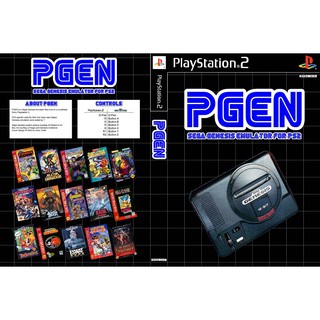 PGEN Sega Genesis Emulator For PS2 [PS2 EU/JP/US : DVD5 1 Disc]