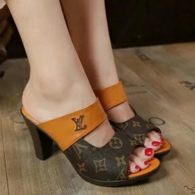 Haihils รองเท้าส้นสูงผู้หญิงอินเทรนด์ Helss Shandal รองเท้าส้นสูงล่าสุด 2025 Haigghes ผู้ใหญ่หญิง 3 