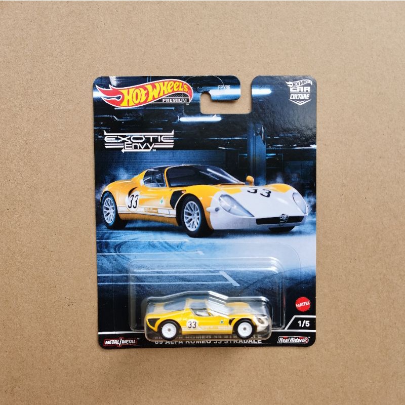 Hotwheels Exotic Envy รุ่น Alfa Romeo 33 Stradale