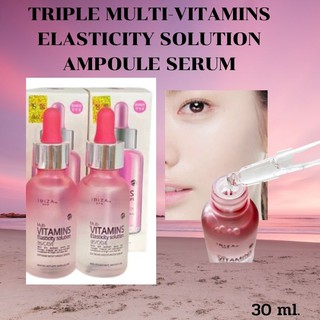 IBIZA SPA TRIPLE MULTI-VITAMINS ELASTICITY SOLUTION AMPOULE SERUM 30 ML.