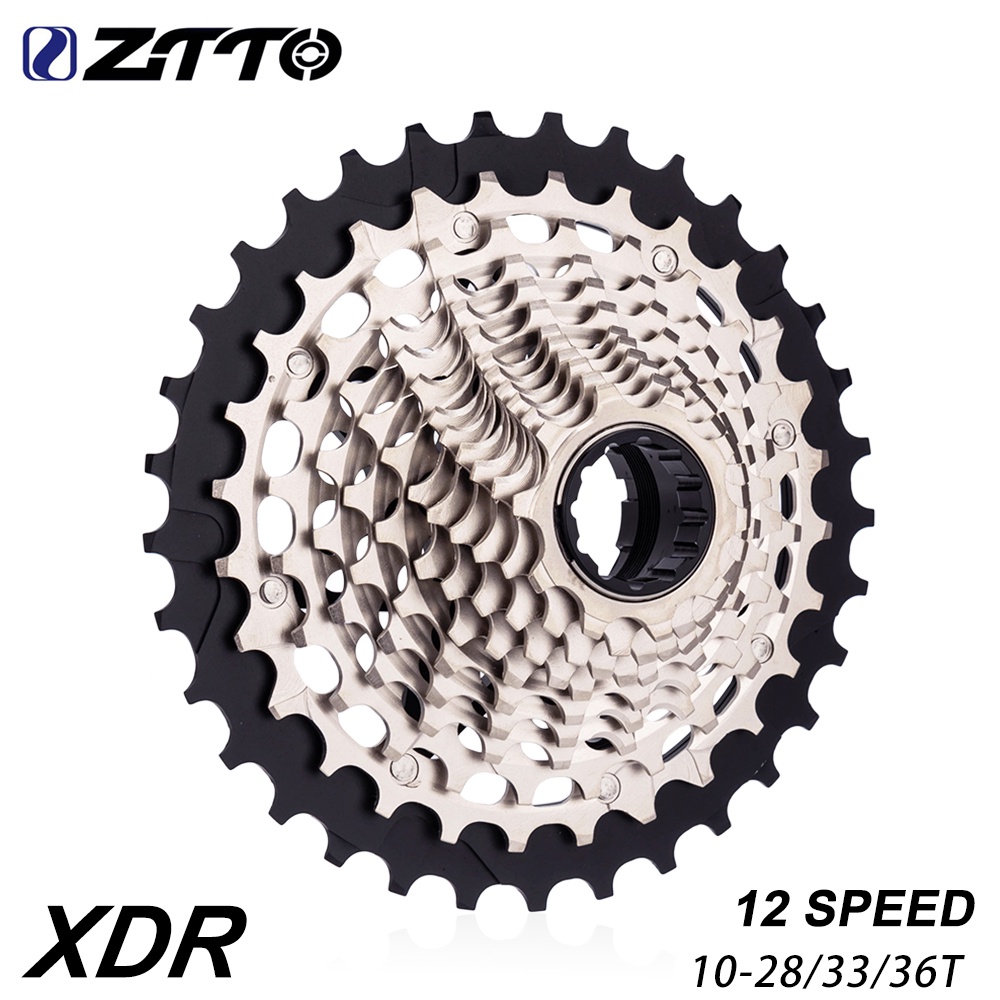 ZTTO 12speed แผนที่จักรยาน XDR Cassette 10-28T 33T 10-36T จักรยาน Cogs เหล็ก CNC น้ําหนักเบาเฟืองสํา