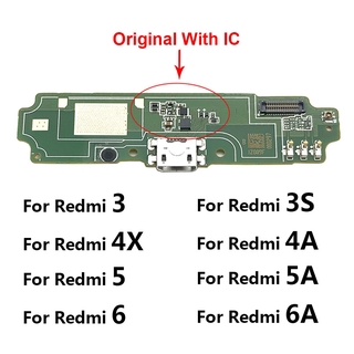 สายเคเบิ้ลเชื่อมต่อ Usb Power Port พร้อมไมโครโฟนสําหรับ Xiaomi Redmi 5a 4 A 4x3 3 S 6 A 7 7a