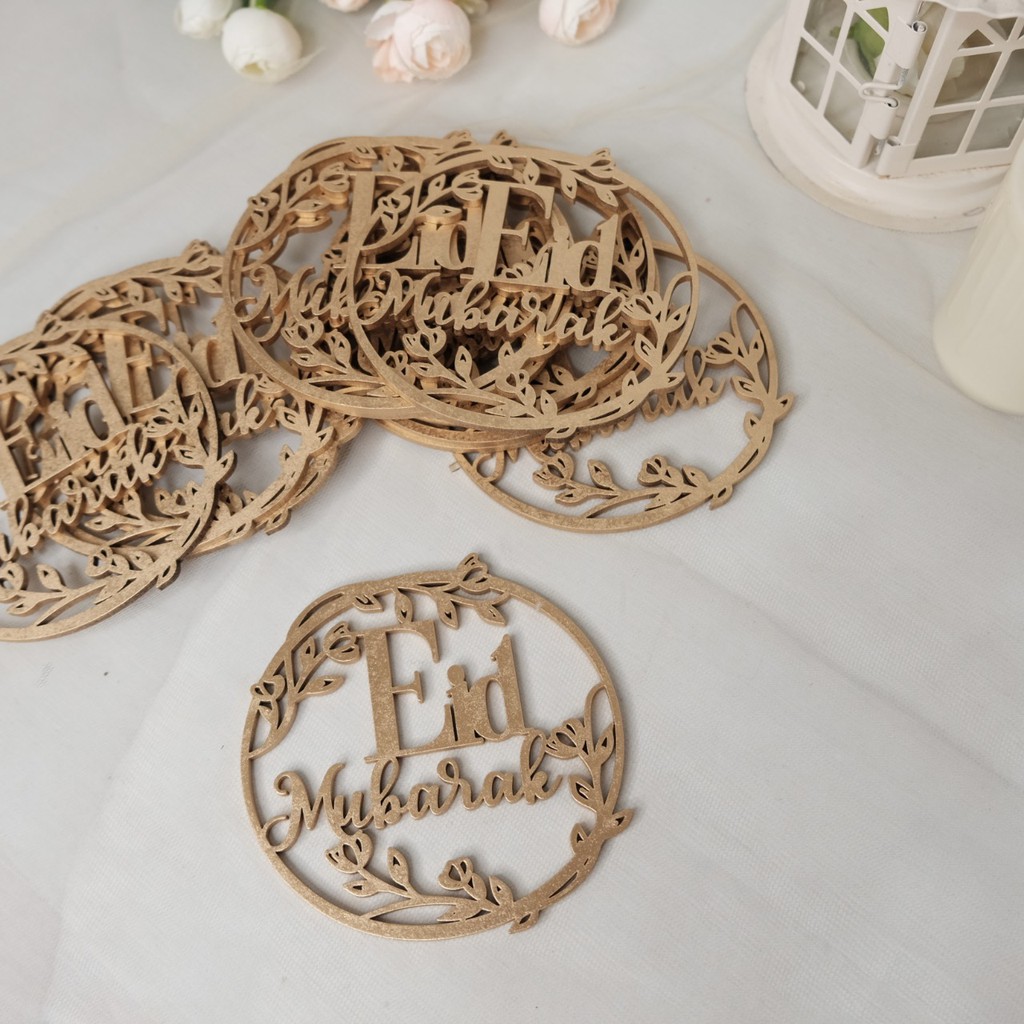 ตกแต่ง Eid Mubarak/ ท็อปเปอร์ Eid Mubarak