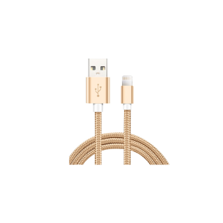 BonX BX-X4L สายชาร์จ ชาร์จไว หุ้มไนลอนถัก USB Lightning/ Micro USB และ Type-C สำหรับ iPhone 3.1A ยาว 2 เมตร ของแท้ 100%