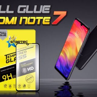 ฟิล์มกระจก Xiaomi Redmi Note7 /Note 7 Pro ตรงรุ่น แบบเต็มจอ ยี่ห้อStartec คุณภาพดี ทัชลื่น ปกป้องหน้าจอได้ดี  ใสชัดเจน