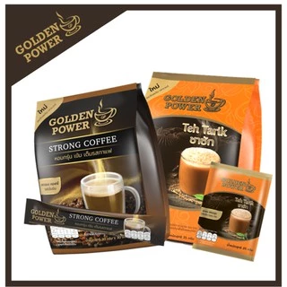 แพ็คคู่ กาแฟ + ชาชัก ตราโกลเด้น เพาเวอร์ (Golden Power)