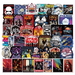 สติกเกอร์ พีวีซี ลาย Star Wars กันน้ำ 108 ชิ้น