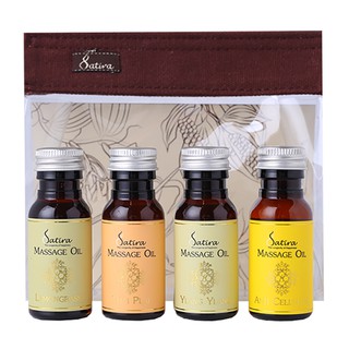 Satira Thai Massage Oil Mini Set สถิรา ไทย มาสสาจ ออยส์ มินิเซ็ท