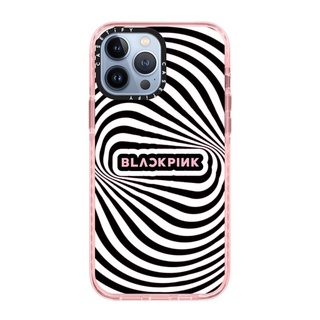 BLACKPINK Logo Case 13 Pro Max Impact Case Color: Pink