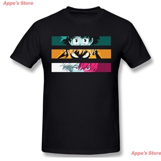 Appes Store New เสื้อยืดแขนสั้นผ้าฝ้ายพิมพ์ลายการ์ตูน My Hero Academia ขนาดใหญ่สไตล์ฮาราจูกุ เสื้อยืดพิมพ์ลาย