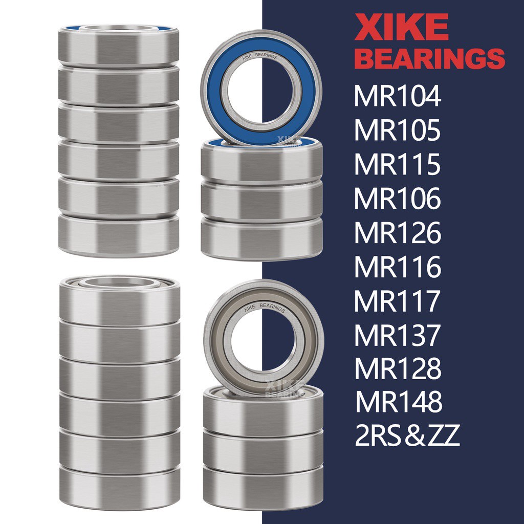 Xike Mr105 Mr125 Mr115 Mr106 Mr126 Mr116 Mr117 Mr137 Mr128 Mr148 2Rs Zz Ball Bearings