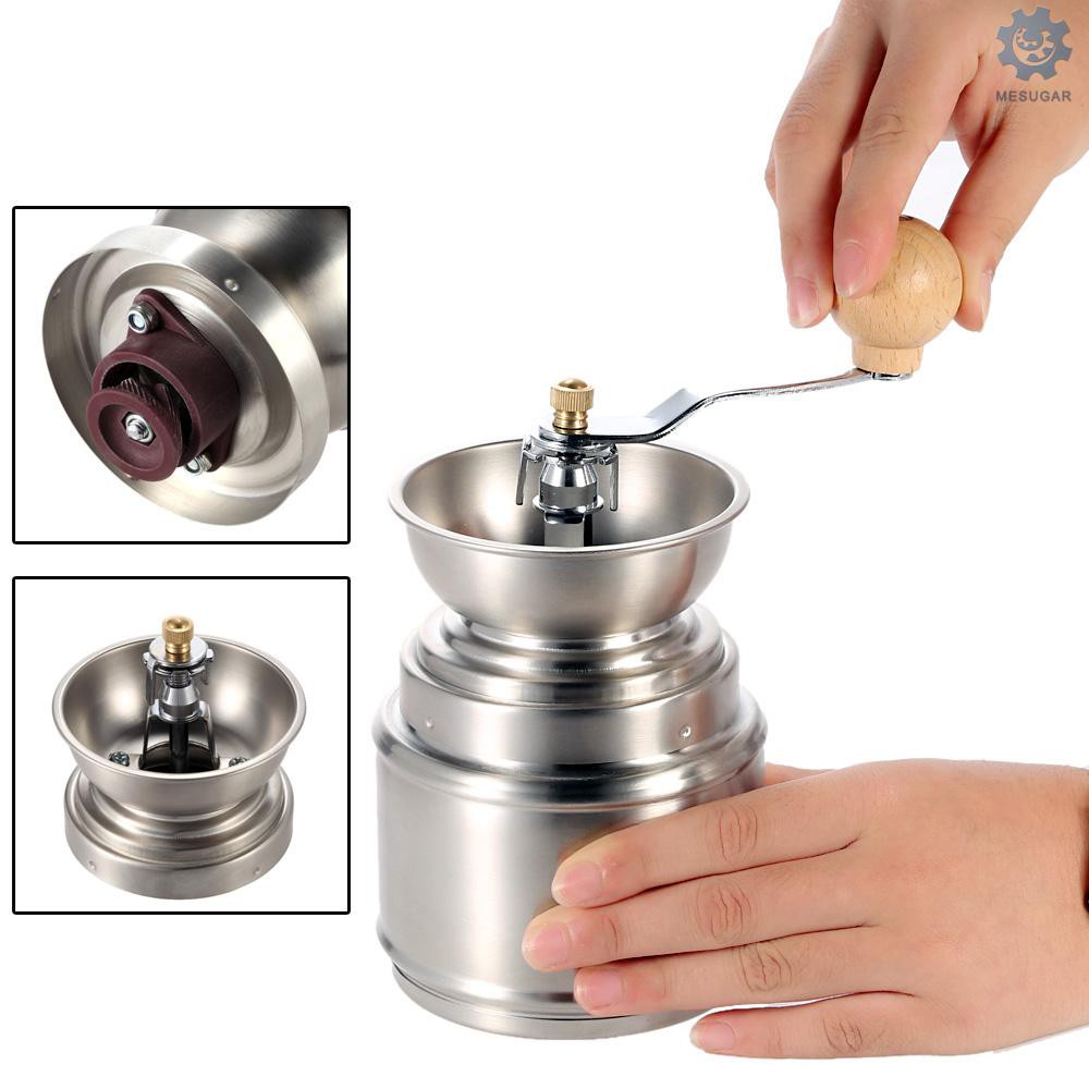 Ready Portable Manual Coffee Grinder with Adjustable Ceramic Burr ...